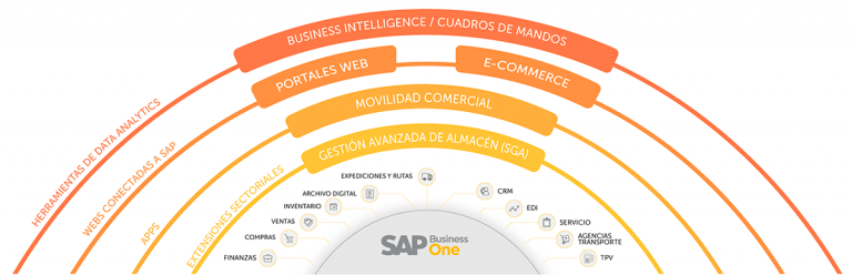 Gráfico SAP Business One Distribución