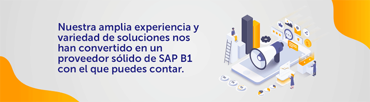 Nuestra amplia experiencia y variedad de soluciones nos han convertido en un proveedor de SAP Business One sólido