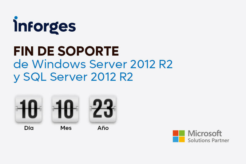 Fin de soporte Windows Server 2012 R2 y SQL Server 2012 R2