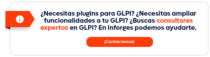 Más información GLPI Plugins Inforges