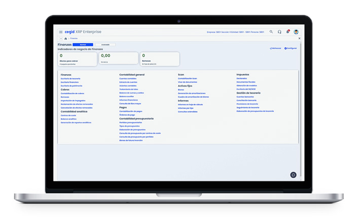 ERP Contable Cegid XRP Enterprise