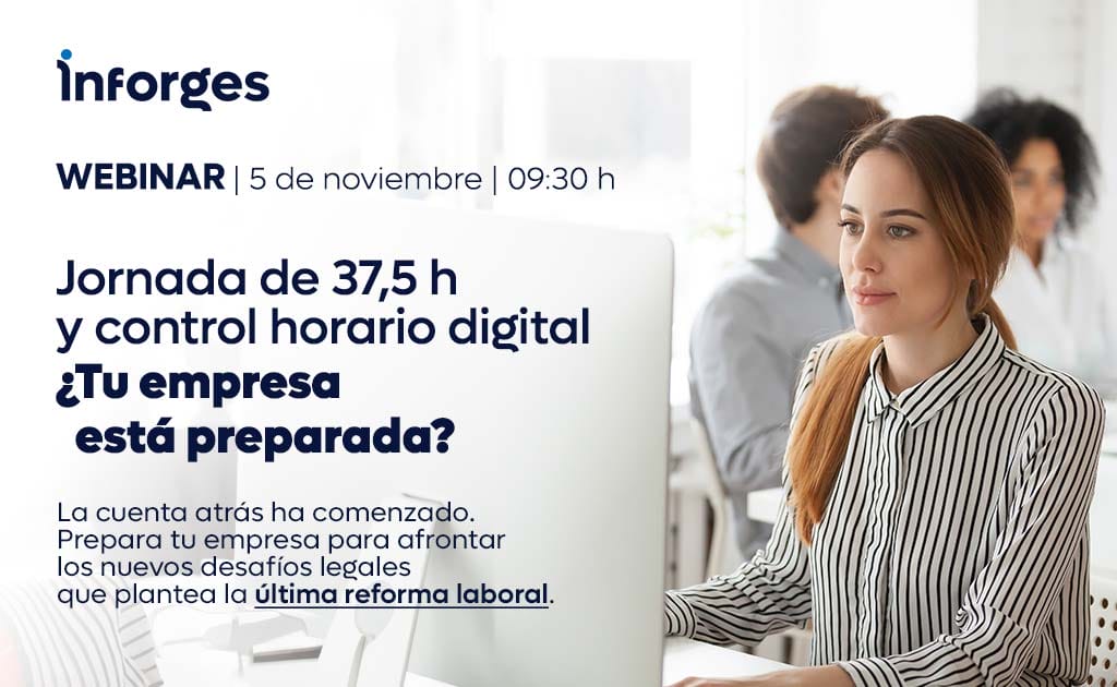 Jornada de 37,5 h y control horario digital. ¿Tu empresa está preparada?