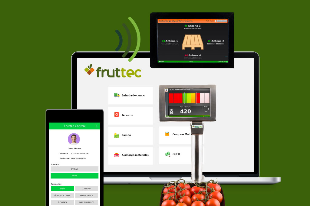 Demo del ERP Hortofrutícola Fruttec