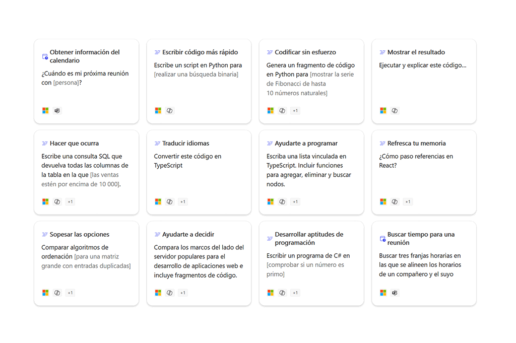 Copilot de Microsoft para tu empresa 4 Todas las funcionalidades que ofrece Copilot a tu negocio