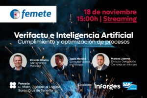 Verifactu e Inteligencia Artificial: Cumplimiento y optimización de procesos (Streaming)