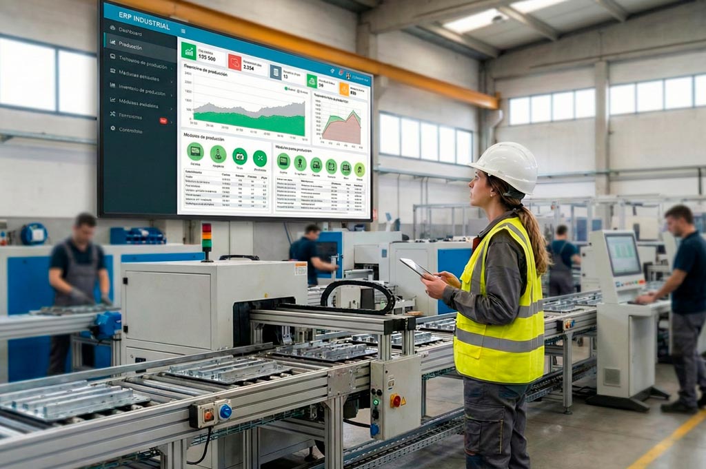 ERP Industrial: Optimiza tu planta de producción
