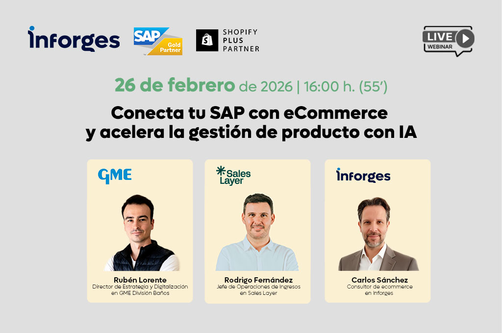 Webinar Conecta tu SAP con eCommerce y acelera la gestión de producto con IA