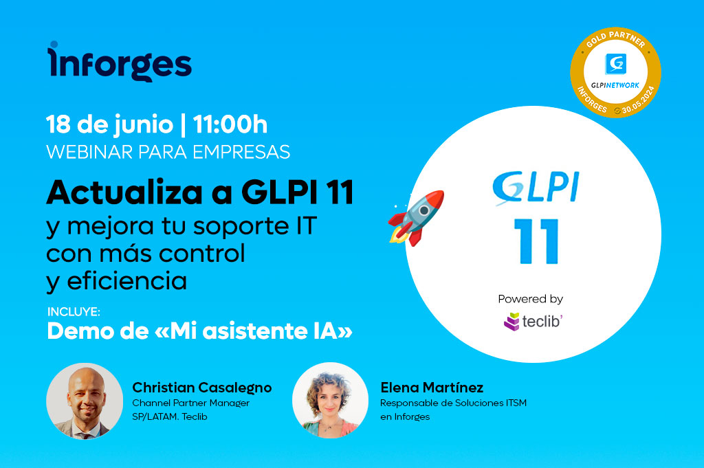 Eventos 11 Actualiza a GLPI 11 y mejora tu soporte IT con más control y eficiencia