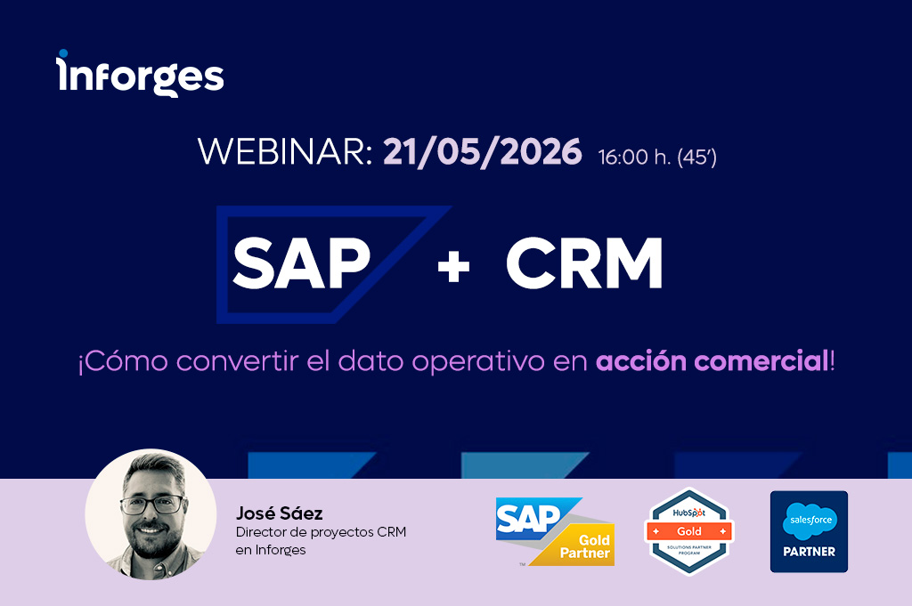 Eventos 3 SAP + CRM ¡Cómo convertir el dato operativo en acción comercial!